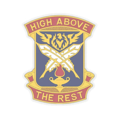 4TH ADJUTANT GENERAL BATTALION (U.S. Army) STICKER Vinyl Kiss-Cut Decal 2 Inch Transparent - The Sticker Space