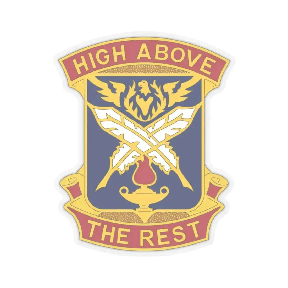 4TH ADJUTANT GENERAL BATTALION (U.S. Army) STICKER Vinyl Kiss-Cut Decal 3 Inch Transparent - The Sticker Space