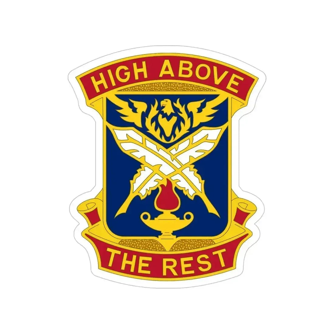 4TH ADJUTANT GENERAL BATTALION (U.S. Army) Transparent STICKER Die-Cut Vinyl Decal 5 Inch - The Sticker Space