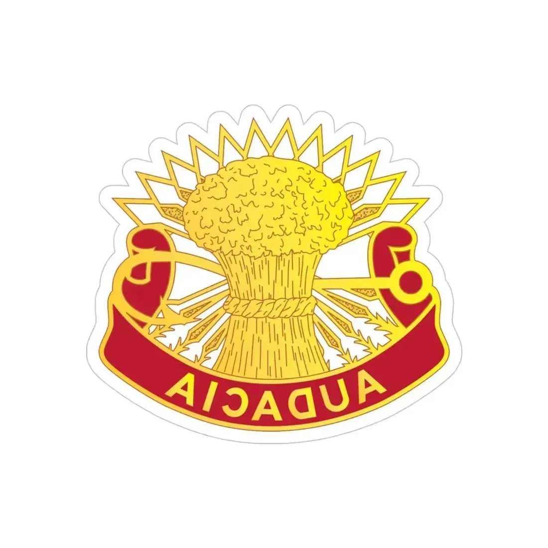 4th Air Defense Artillery Regiment (U.S. Army) REVERSE PRINT Transparent Die-Cut STICKER 4 Inch Die-Cut Transparent - The Sticker Space