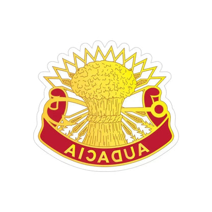 4th Air Defense Artillery Regiment (U.S. Army) REVERSE PRINT Transparent Die-Cut STICKER 5 Inch Die-Cut Transparent - The Sticker Space