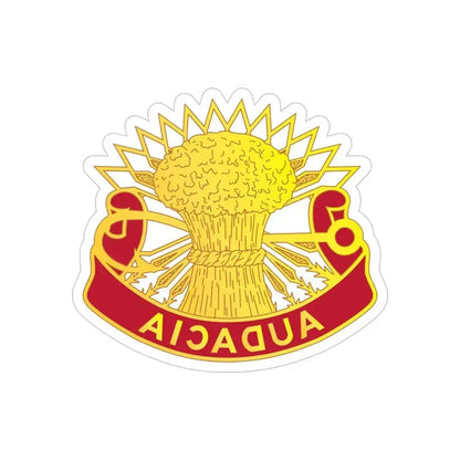 4th Air Defense Artillery Regiment (U.S. Army) REVERSE PRINT Transparent Die-Cut STICKER 6 Inch Die-Cut Transparent - The Sticker Space