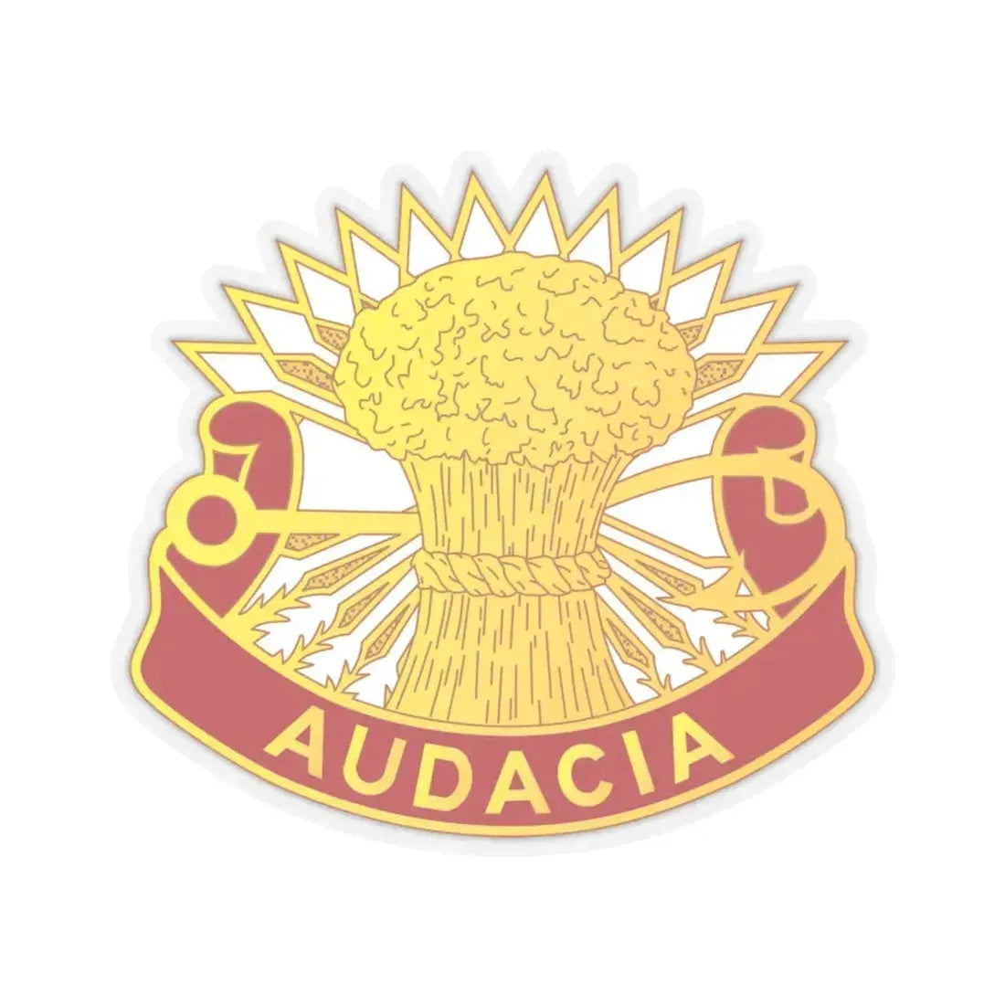 4th Air Defense Artillery Regiment (U.S. Army) STICKER Vinyl Kiss-Cut Decal 4 Inch Transparent - The Sticker Space