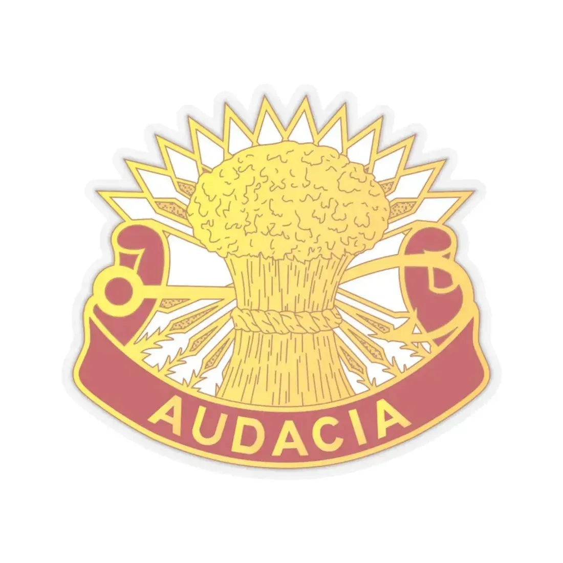 4th Air Defense Artillery Regiment (U.S. Army) STICKER Vinyl Kiss-Cut Decal 6 Inch Transparent - The Sticker Space