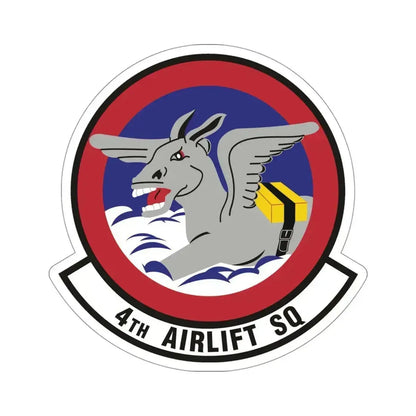 4th Airlift Squadron (U.S. Air Force) STICKER Vinyl Die-Cut Decal 4 Inch - The Sticker Space