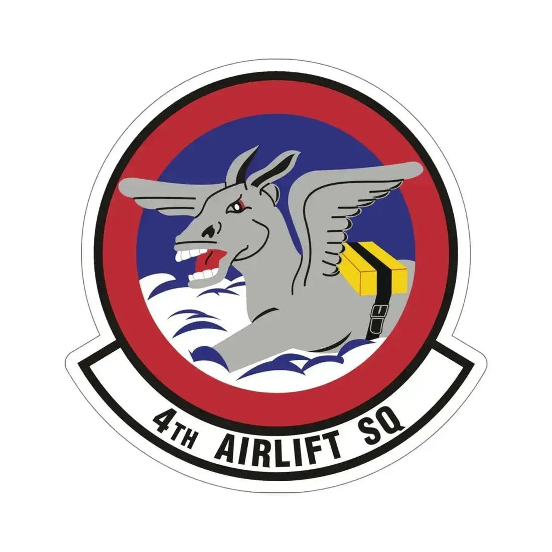 4th Airlift Squadron (U.S. Air Force) STICKER Vinyl Die-Cut Decal 6 Inch - The Sticker Space
