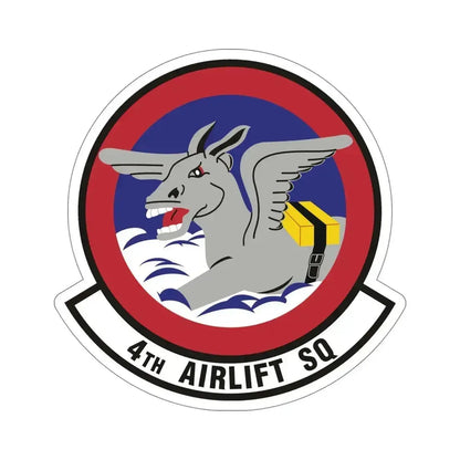 4th Airlift Squadron (U.S. Air Force) STICKER Vinyl Die-Cut Decal 6 Inch - The Sticker Space