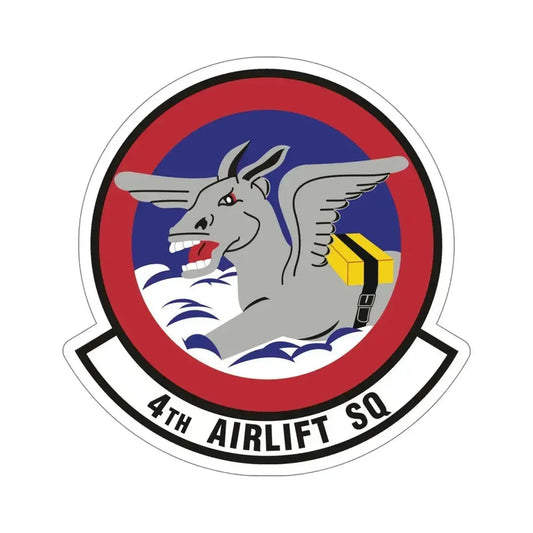 4th Airlift Squadron (U.S. Air Force) STICKER Vinyl Die-Cut Decal 6 Inch - The Sticker Space