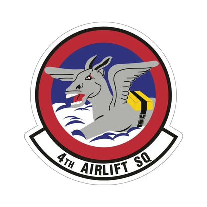 4th Airlift Squadron (U.S. Air Force) STICKER Vinyl Die-Cut Decal - The Sticker Space