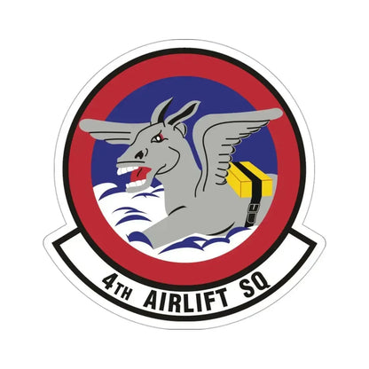 4th Airlift Squadron (U.S. Air Force) STICKER Vinyl Die-Cut Decal - The Sticker Space