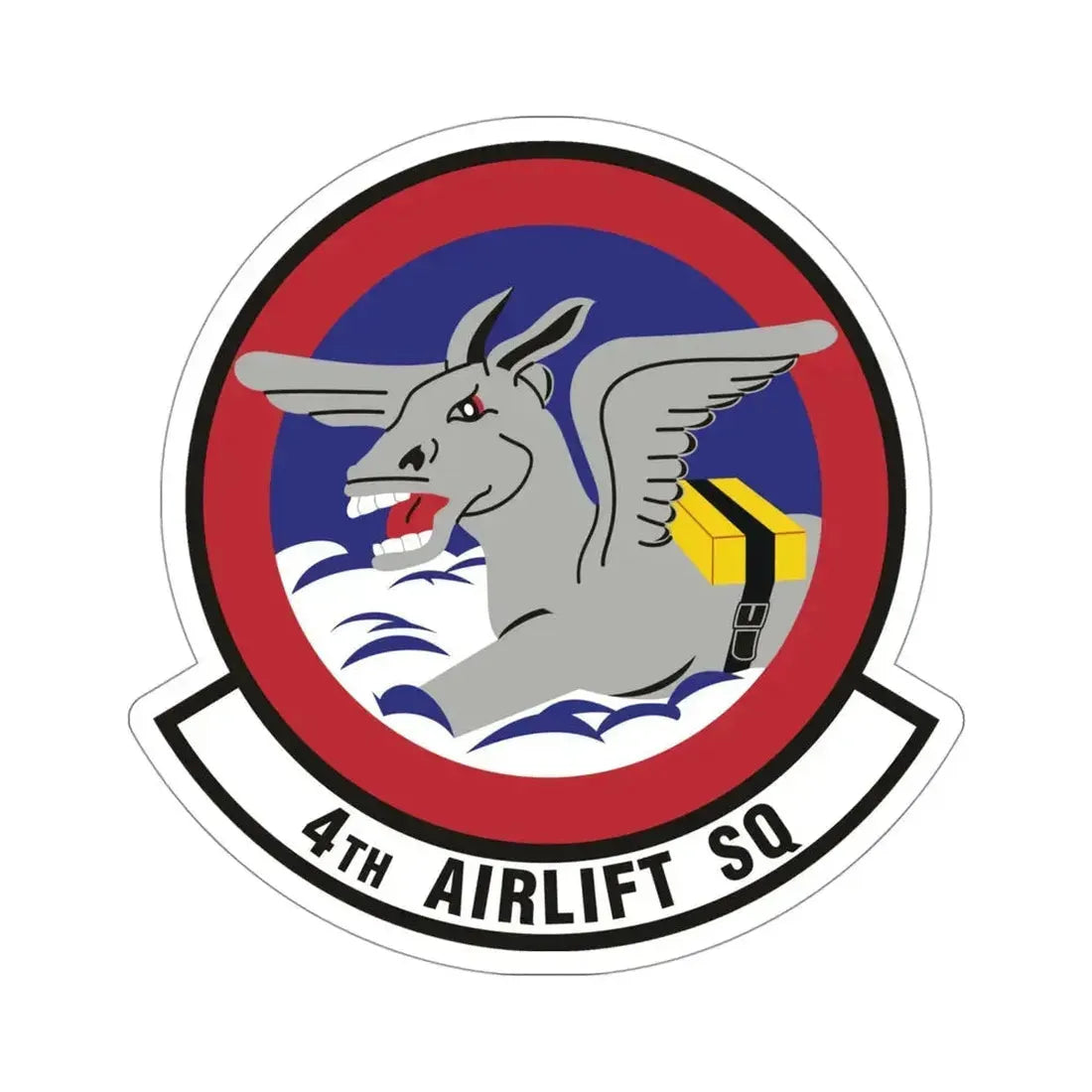 4th Airlift Squadron (U.S. Air Force) STICKER Vinyl Die-Cut Decal - The Sticker Space