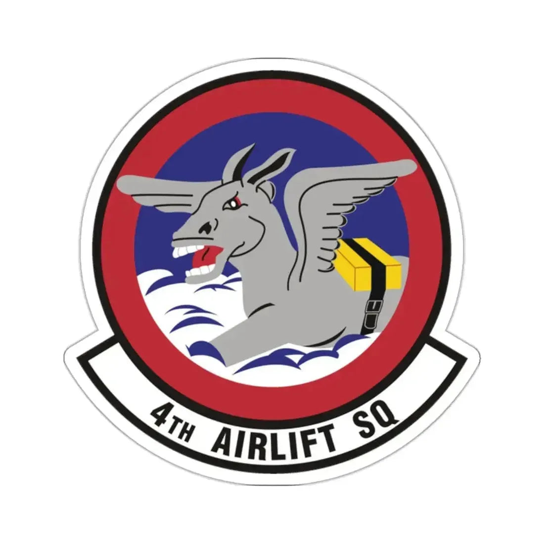 4th Airlift Squadron (U.S. Air Force) STICKER Vinyl Kiss-Cut Decal - The Sticker Space