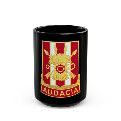 4th Artillery Regiment (U.S. Army) Black Coffee Mug-15oz-The Sticker Space