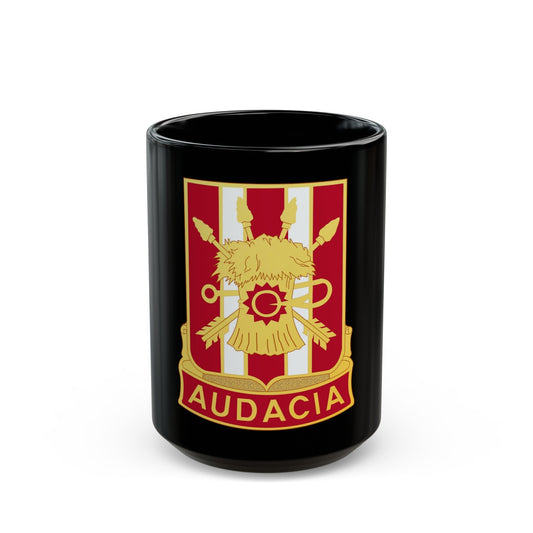 4th Artillery Regiment (U.S. Army) Black Coffee Mug-15oz-The Sticker Space