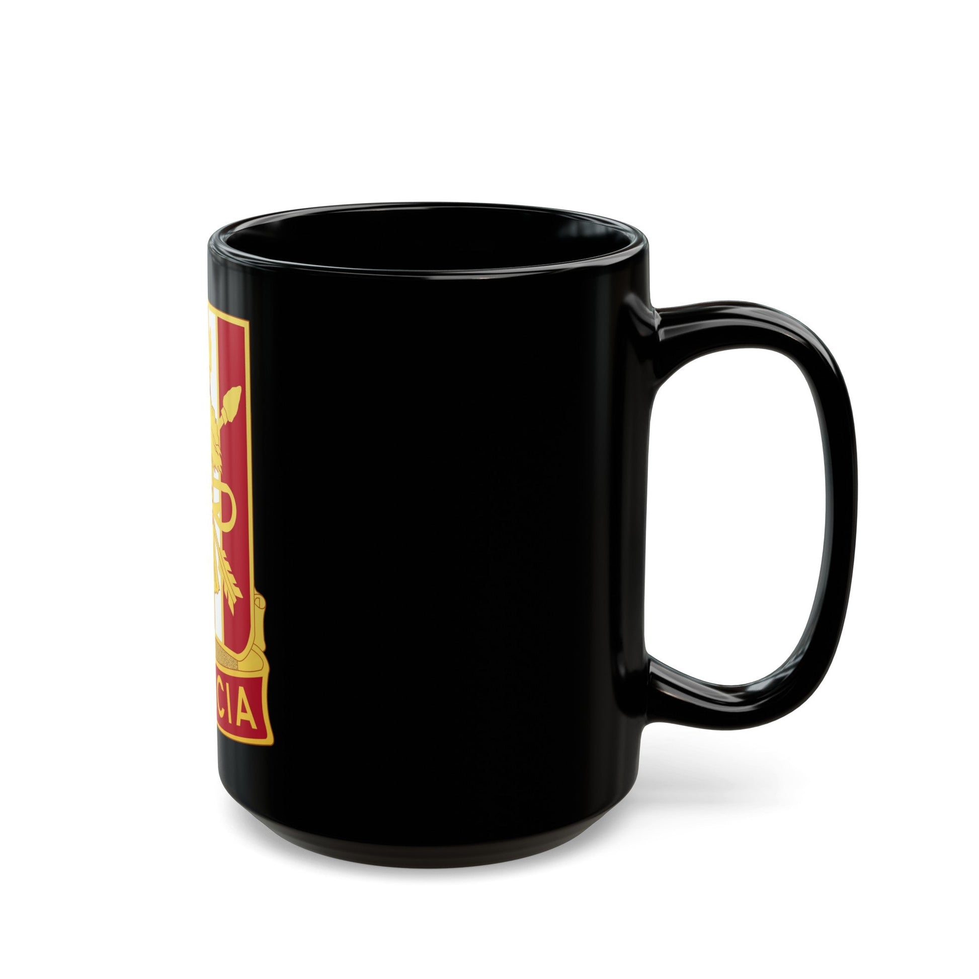 4th Artillery Regiment (U.S. Army) Black Coffee Mug-The Sticker Space