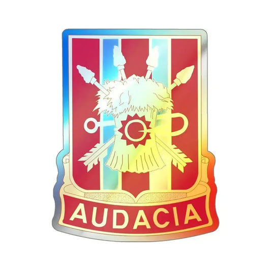 4th Artillery Regiment (U.S. Army) Holographic STICKER Die-Cut Vinyl Decal 6 Inch Holographic - The Sticker Space