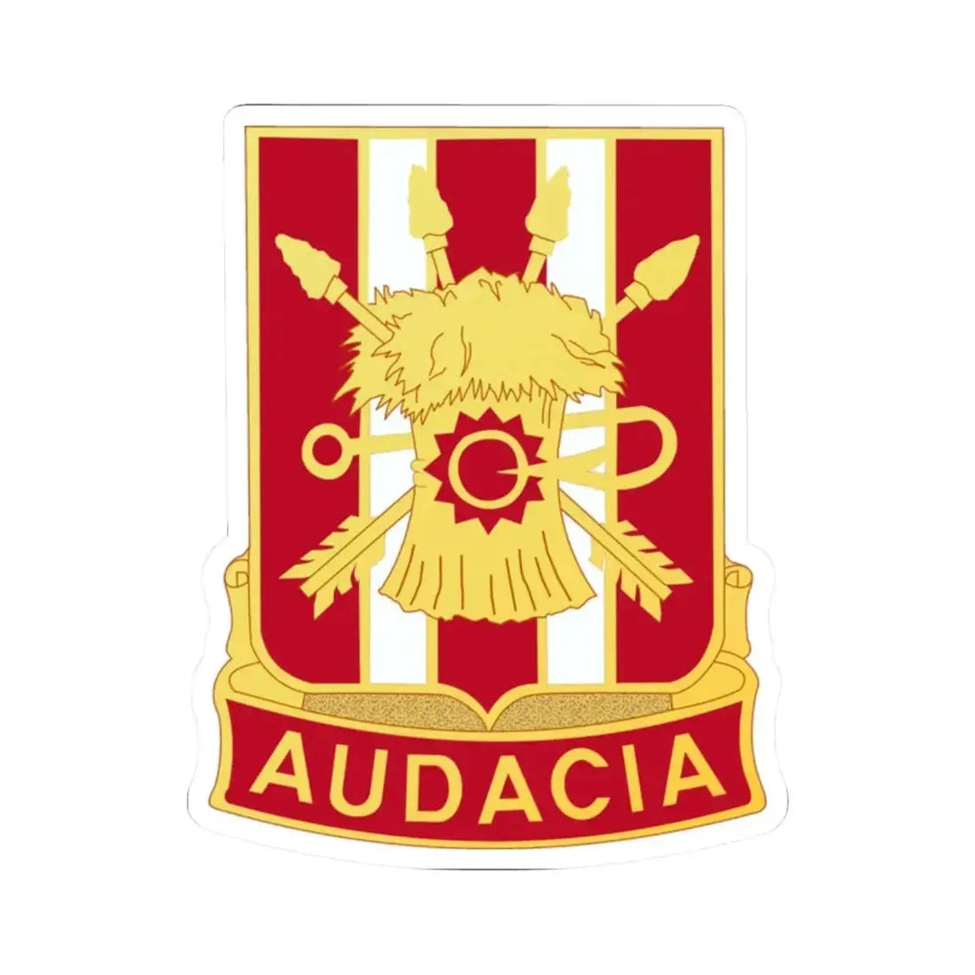 4th Artillery Regiment (U.S. Army) STICKER Vinyl Kiss-Cut Decal 2 Inch White - The Sticker Space