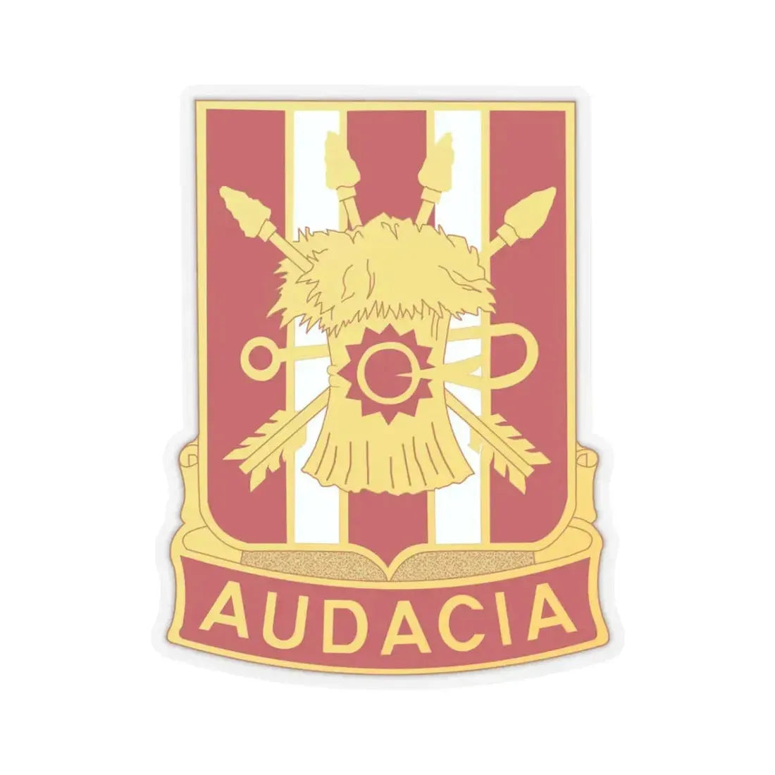 4th Artillery Regiment (U.S. Army) STICKER Vinyl Kiss-Cut Decal 3 Inch Transparent - The Sticker Space