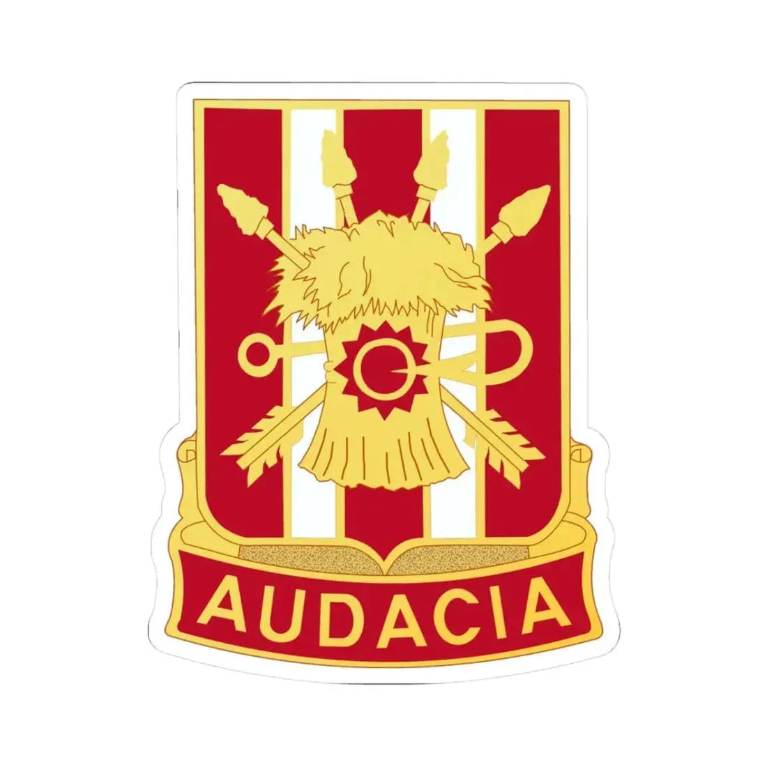 4th Artillery Regiment (U.S. Army) STICKER Vinyl Kiss-Cut Decal 3 Inch White - The Sticker Space