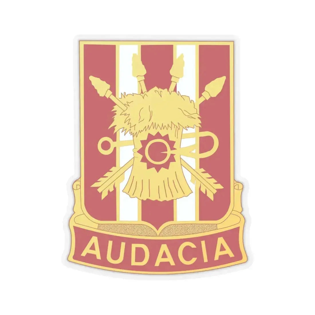 4th Artillery Regiment (U.S. Army) STICKER Vinyl Kiss-Cut Decal 6 Inch Transparent - The Sticker Space