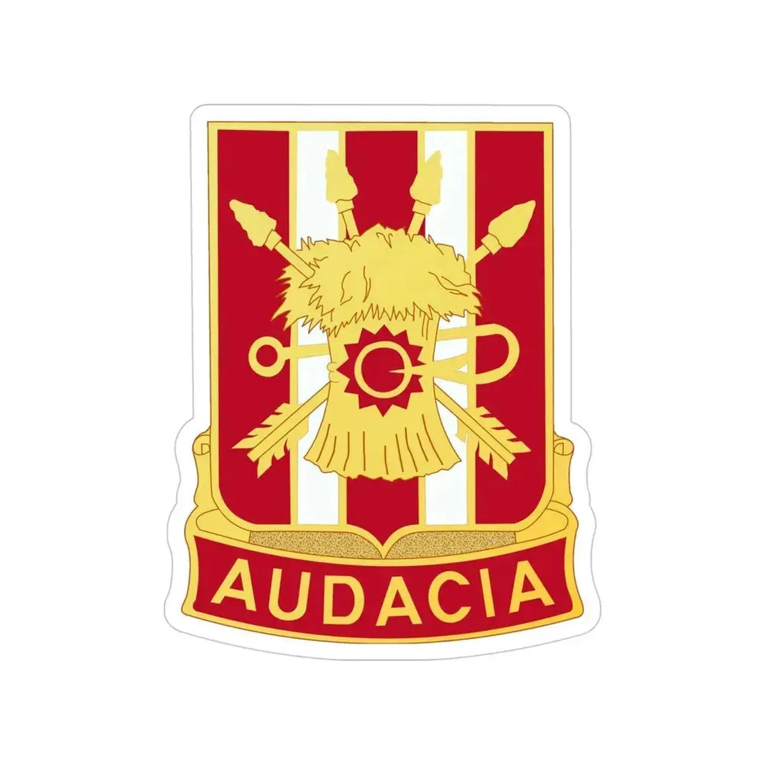 4th Artillery Regiment (U.S. Army) Transparent STICKER Die-Cut Vinyl Decal 4 Inch - The Sticker Space