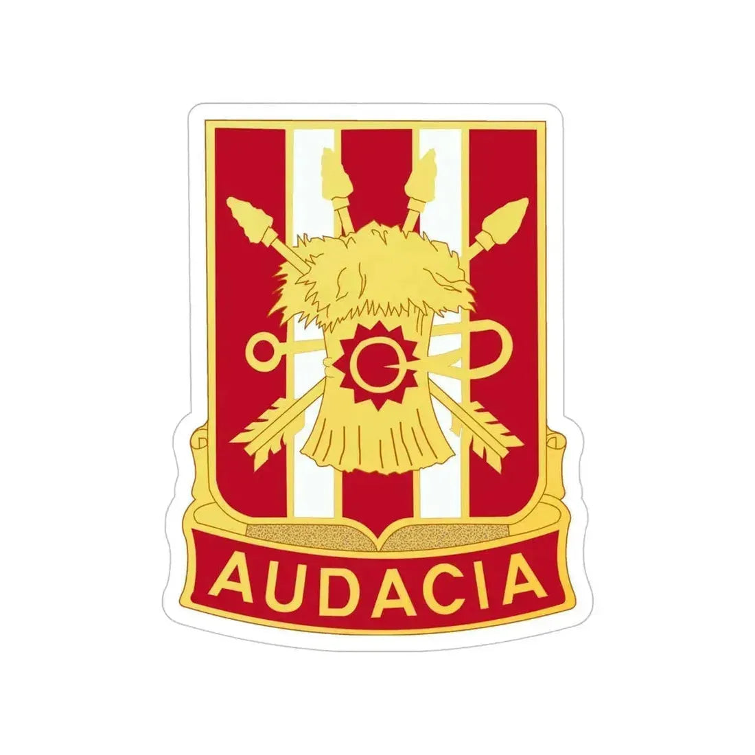 4th Artillery Regiment (U.S. Army) Transparent STICKER Die-Cut Vinyl Decal 5 Inch - The Sticker Space