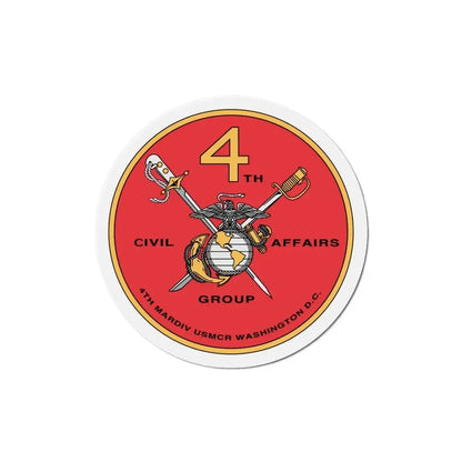 4th Civil Affairs Group (USMC) Refrigerator Magnet - The Sticker Space