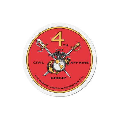 4th Civil Affairs Group (USMC) Refrigerator Magnet - The Sticker Space