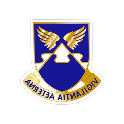 4th Combat Aviation Brigade (U.S. Army) REVERSE PRINT Transparent STICKER-2" × 2"-The Sticker Space