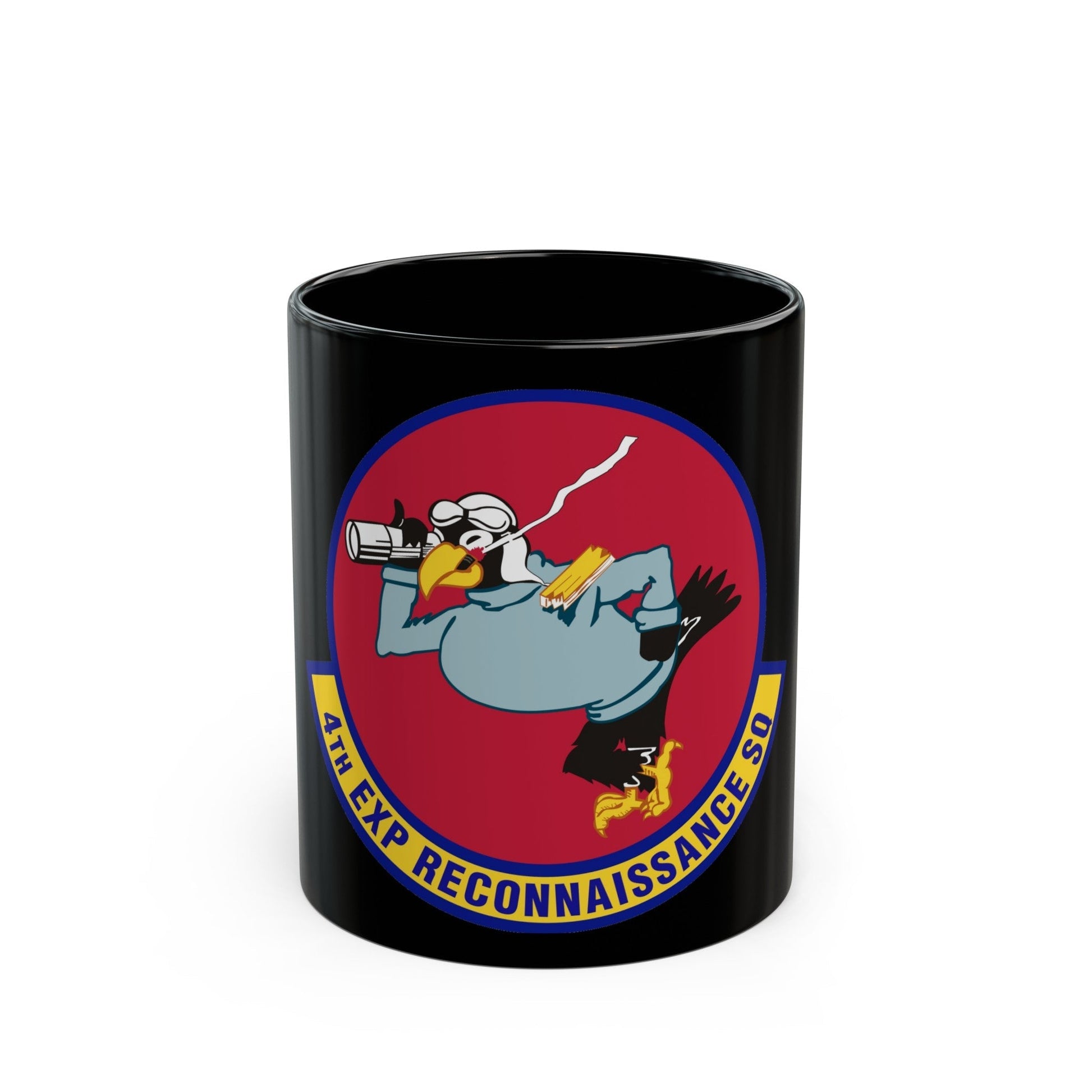 4th Expeditionary Reconnaissance Squadron (U.S. Air Force) Black Coffee Mug-11oz-The Sticker Space