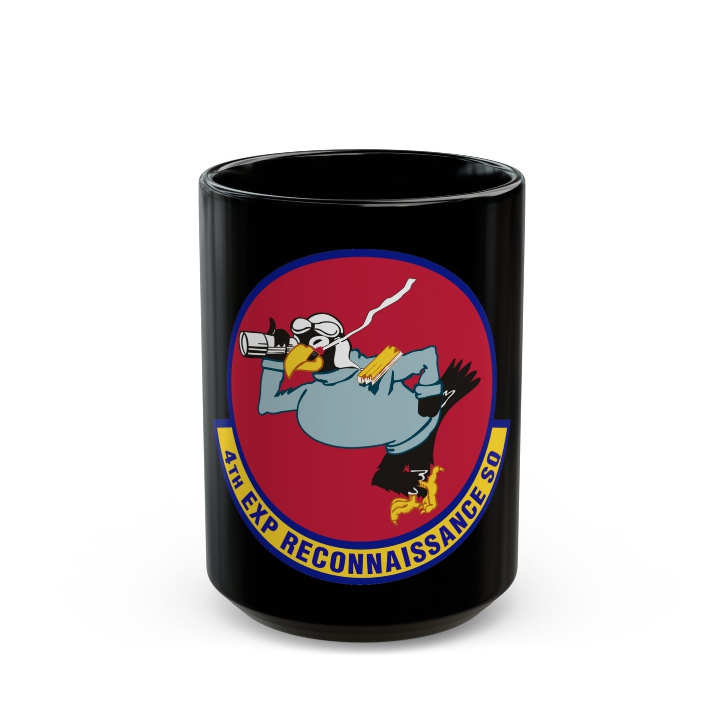 4th Expeditionary Reconnaissance Squadron (U.S. Air Force) Black Coffee Mug-15oz-The Sticker Space