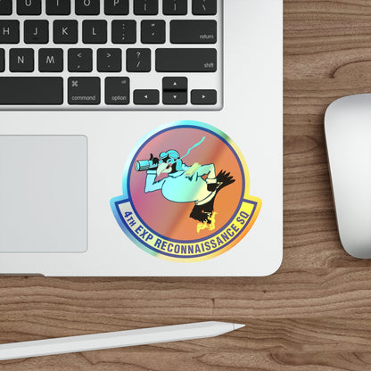 4th Expeditionary Reconnaissance Squadron (U.S. Air Force) Holographic STICKER Die-Cut Vinyl Decal-The Sticker Space