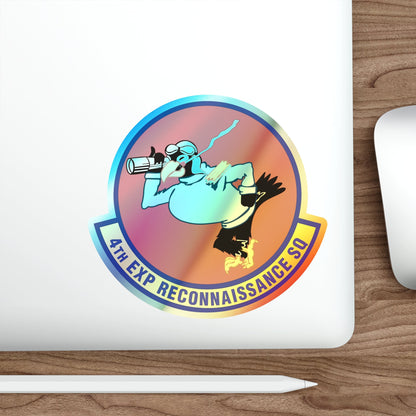 4th Expeditionary Reconnaissance Squadron (U.S. Air Force) Holographic STICKER Die-Cut Vinyl Decal-The Sticker Space