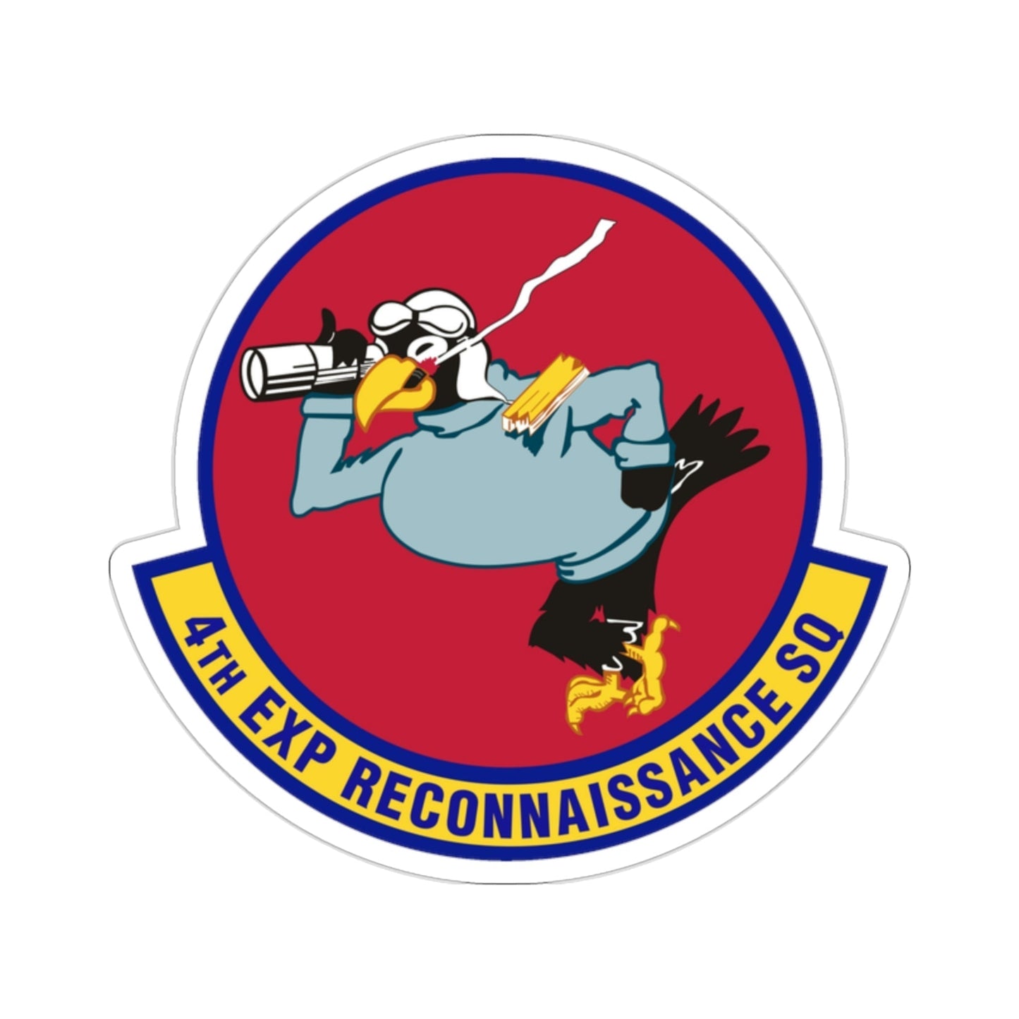 4th Expeditionary Reconnaissance Squadron (U.S. Air Force) STICKER Vinyl Die-Cut Decal-2 Inch-The Sticker Space