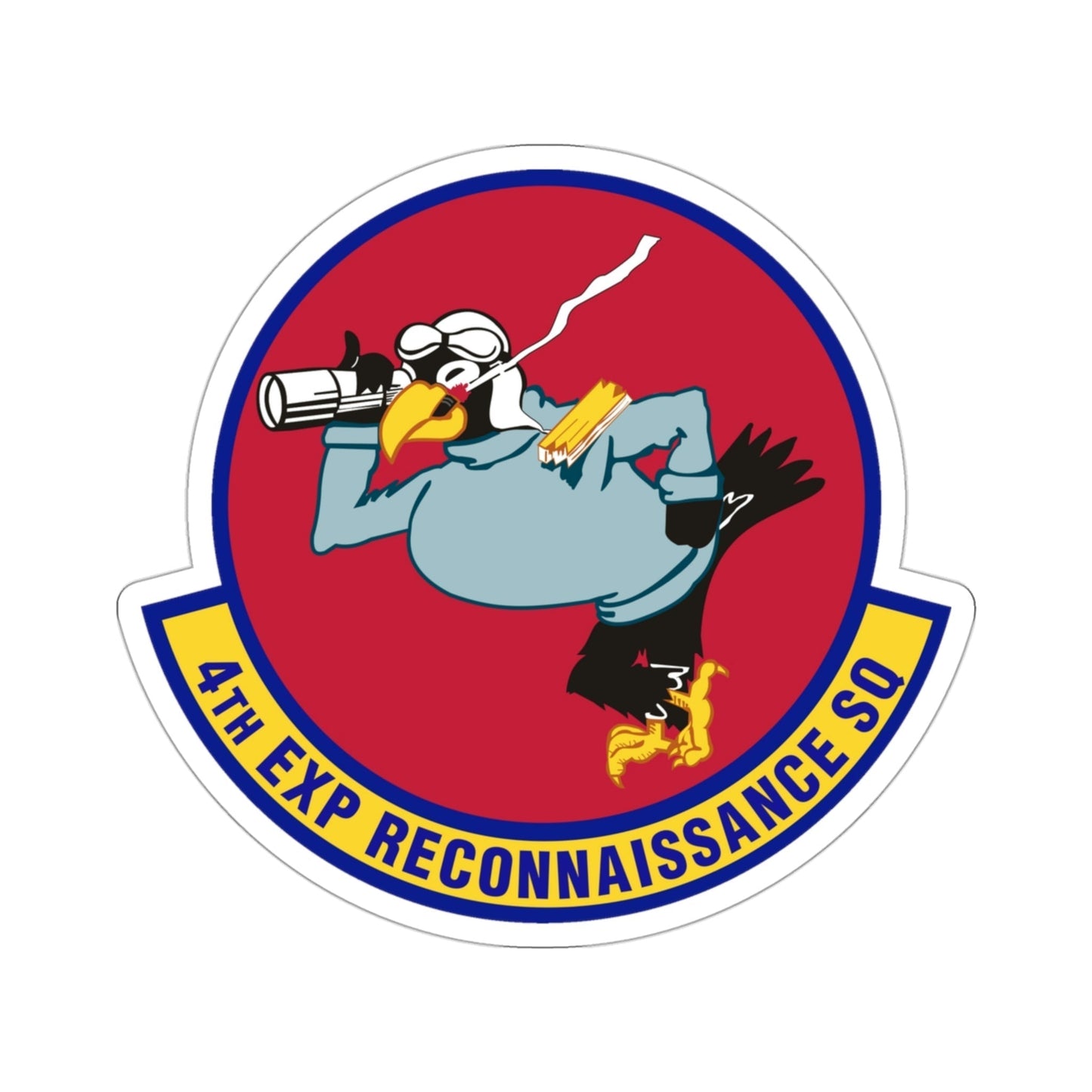 4th Expeditionary Reconnaissance Squadron (U.S. Air Force) STICKER Vinyl Die-Cut Decal-3 Inch-The Sticker Space