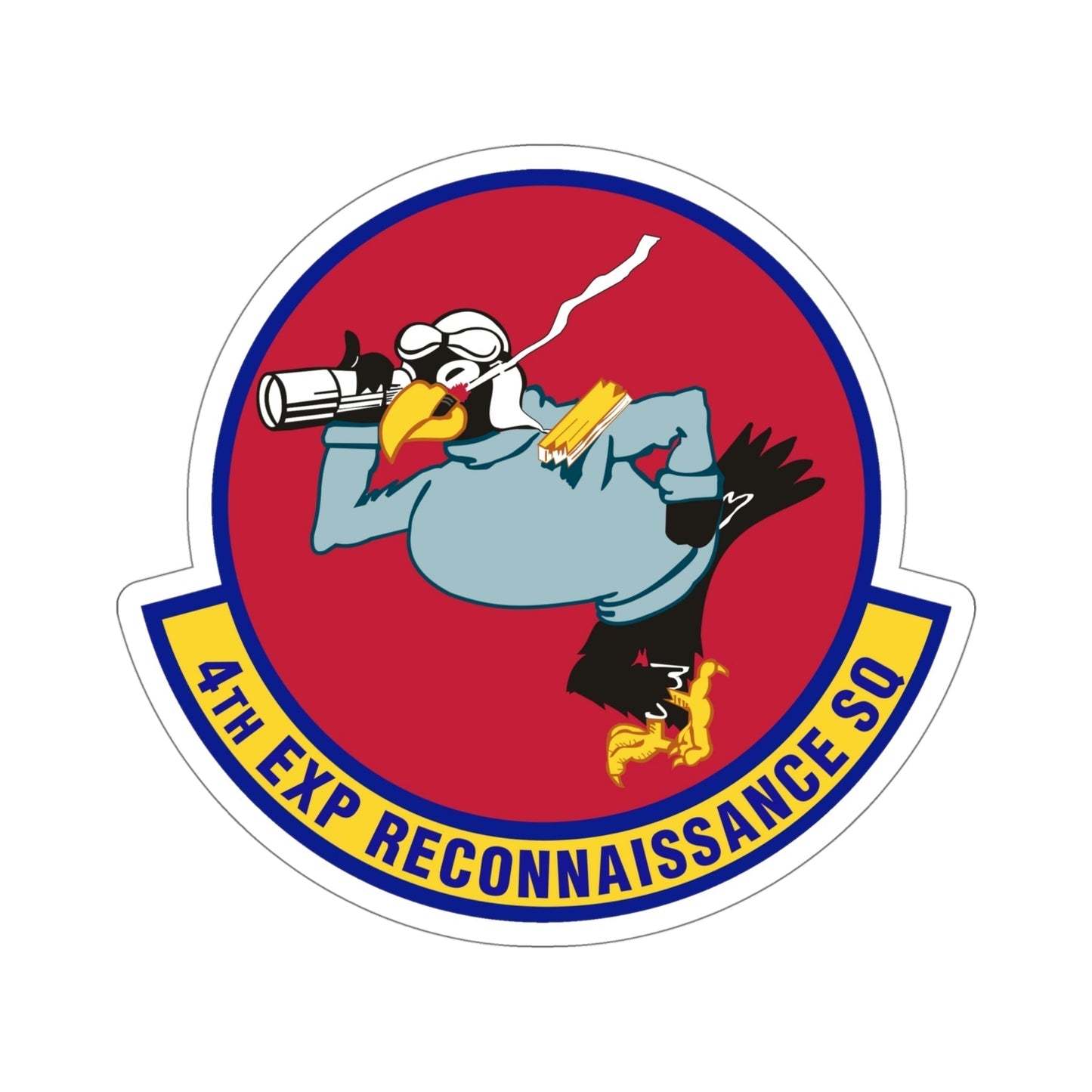 4th Expeditionary Reconnaissance Squadron (U.S. Air Force) STICKER Vinyl Die-Cut Decal-5 Inch-The Sticker Space