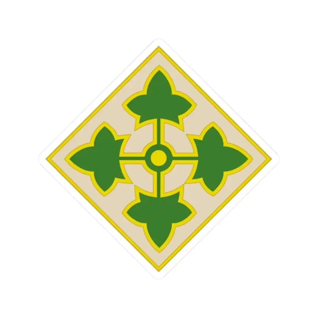 4th Infantry Division CSIB2 (U.S. Army) STICKER Vinyl Kiss-Cut Decal - The Sticker Space