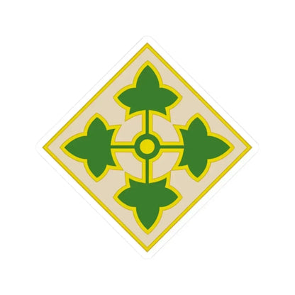 4th Infantry Division CSIB2 (U.S. Army) STICKER Vinyl Kiss-Cut Decal - The Sticker Space
