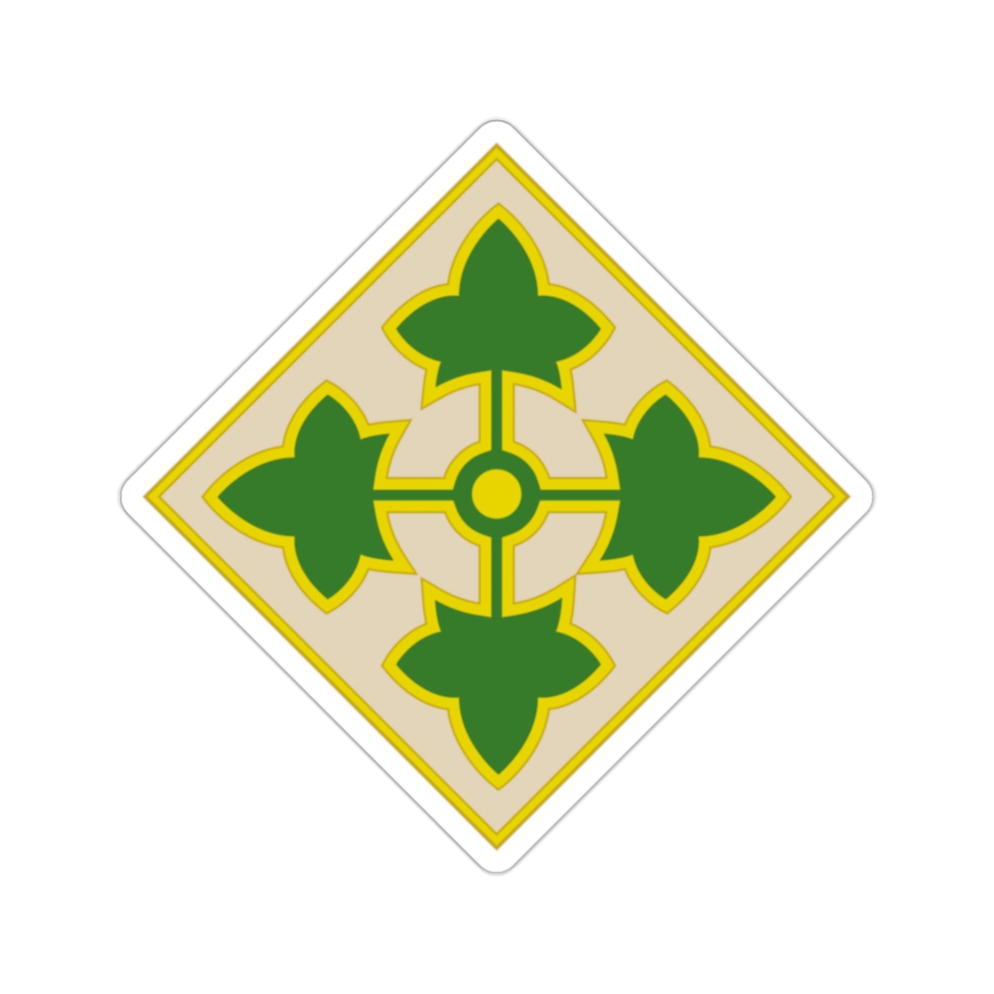 4th Infantry Division (U.S. Army) STICKER Vinyl Die-Cut Decal-2 Inch-The Sticker Space