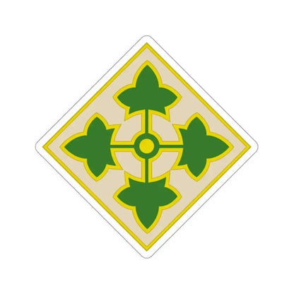 4th Infantry Division (U.S. Army) STICKER Vinyl Die-Cut Decal 4 Inch - The Sticker Space