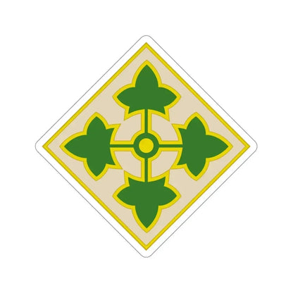 4th Infantry Division (U.S. Army) STICKER Vinyl Die-Cut Decal 4 Inch - The Sticker Space
