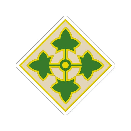 4th Infantry Division (U.S. Army) STICKER Vinyl Die-Cut Decal 6 Inch - The Sticker Space
