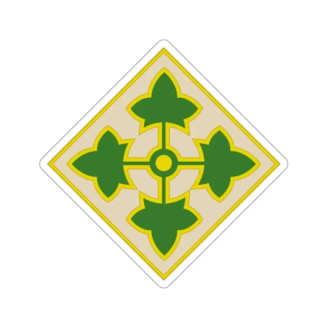 4th Infantry Division (U.S. Army) STICKER Vinyl Die-Cut Decal - The Sticker Space