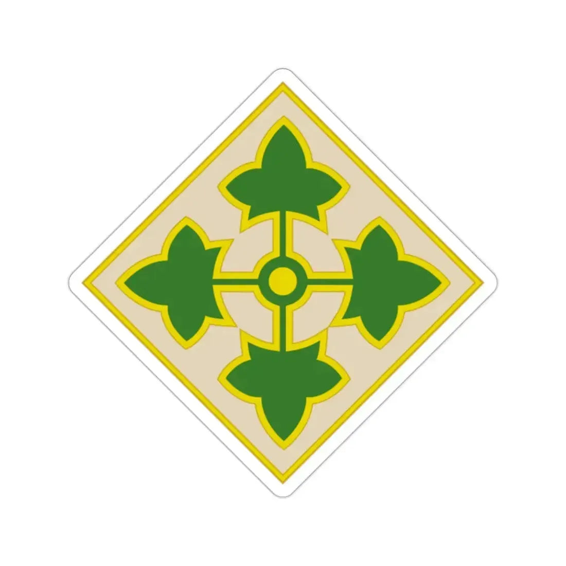 4th Infantry Division (U.S. Army) STICKER Vinyl Die-Cut Decal - The Sticker Space