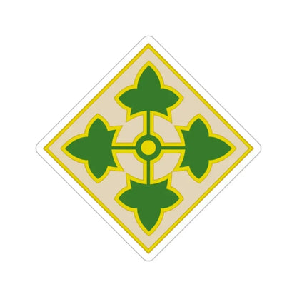 4th Infantry Division (U.S. Army) STICKER Vinyl Die-Cut Decal - The Sticker Space