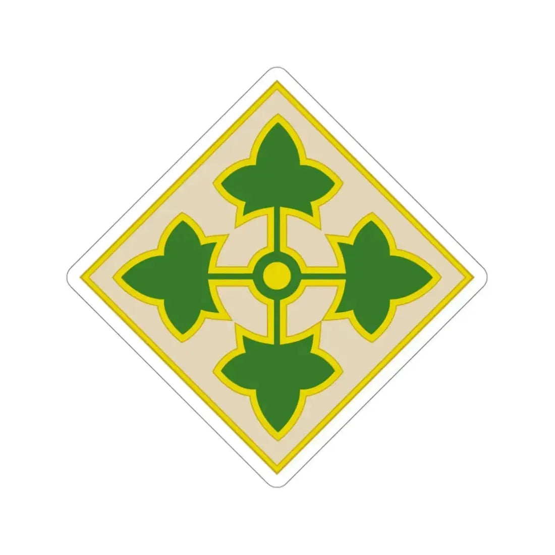 4th Infantry Division (U.S. Army) STICKER Vinyl Die-Cut Decal - The Sticker Space