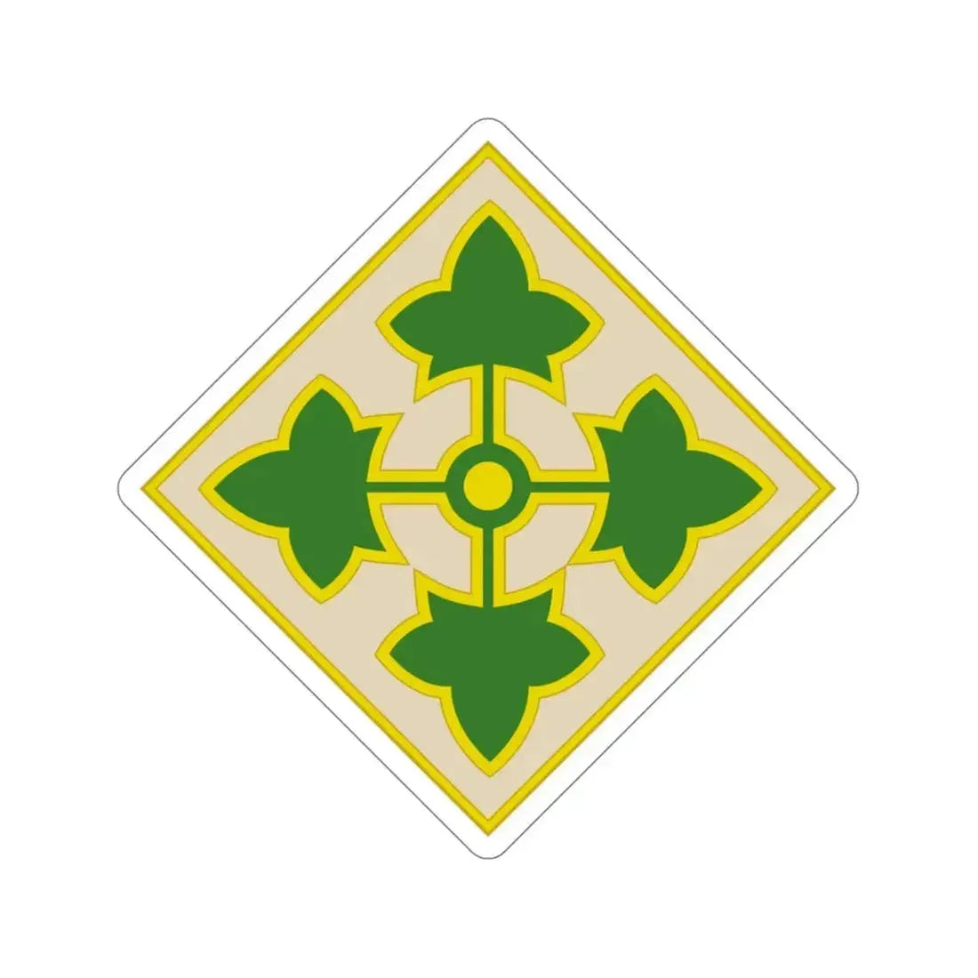 4th Infantry Division (U.S. Army) STICKER Vinyl Die-Cut Decal - The Sticker Space