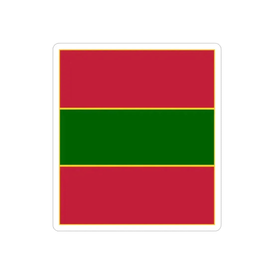 4th Infantry Regiment (U.S. Army) REVERSE PRINT Transparent Die-Cut STICKER 2 Inch Die-Cut Transparent - The Sticker Space