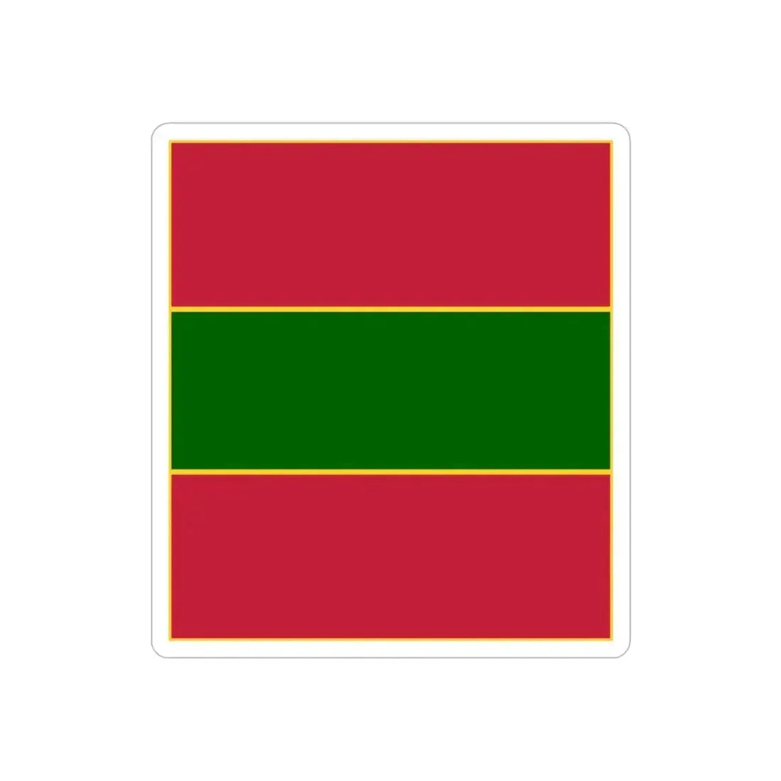 4th Infantry Regiment (U.S. Army) REVERSE PRINT Transparent Die-Cut STICKER 3 Inch Die-Cut Transparent - The Sticker Space