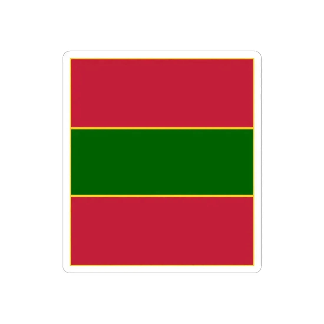 4th Infantry Regiment (U.S. Army) REVERSE PRINT Transparent Die-Cut STICKER 4 Inch Die-Cut Transparent - The Sticker Space